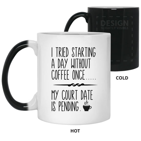 Court Date Pending 21150 11 oz. Color Changing Mug