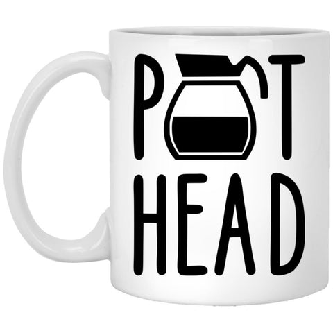 Pot Head XP8434 11 oz. White Mug
