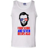 Four Score And Seven Beers Ago G220 100% Cotton Tank Top