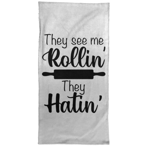 They See Me Rollin S6HATL Towel - 15x30