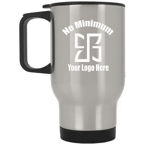 No Minimum  XP8400S Silver Stainless Travel Mug