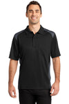 CornerStone Select Snag-Proof Two Way Colorblock Pocket Polo. CS416