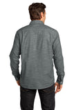 District Made - Mens Long Sleeve Washed Woven Shirt. DM3800