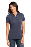 District Made - Ladies Slub Polo. DM450