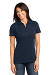 District Made - Ladies Slub Polo. DM450