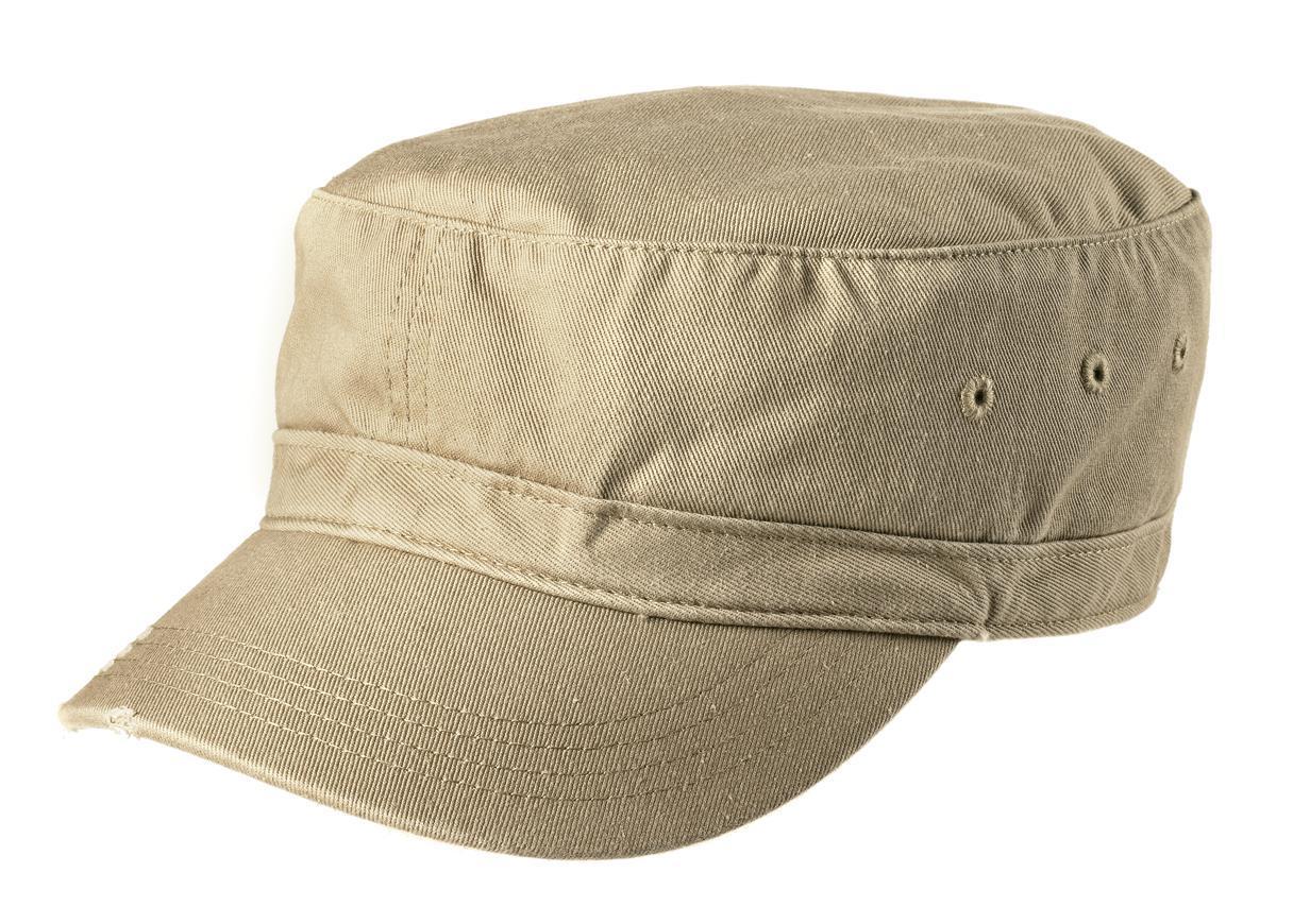 District Distressed Military Hat.  DT605