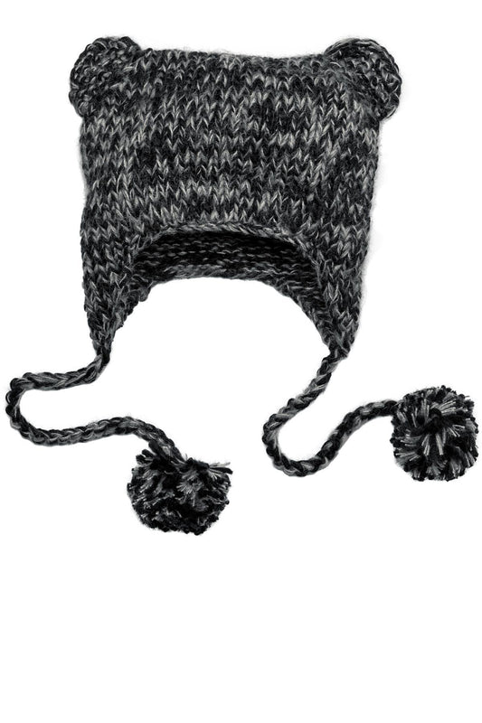 District - Hand Knit Cat-Eared Beanie. DT626