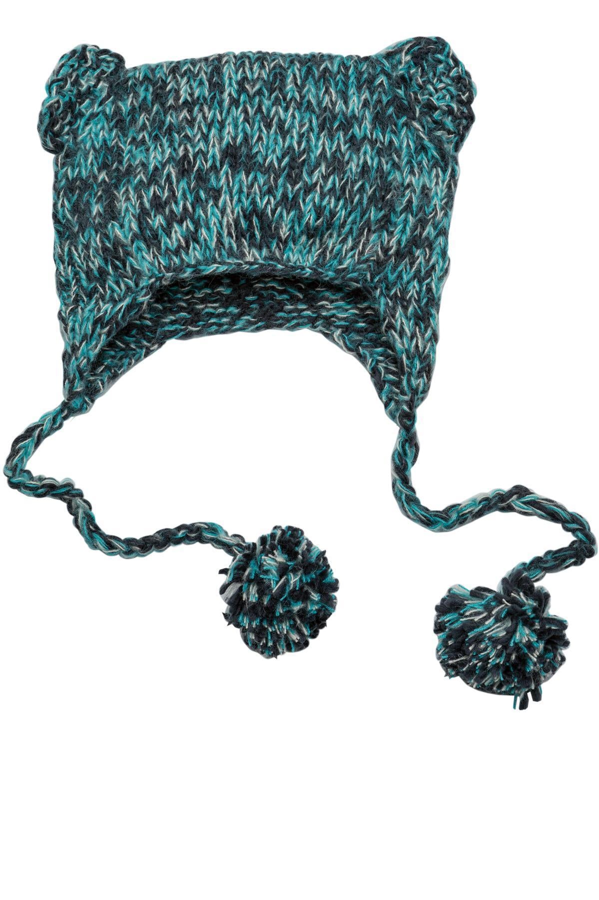 District - Hand Knit Cat-Eared Beanie. DT626