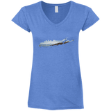 Montauk Suffolk Apparel G64VL Ladies' Fitted Softstyle 4.5 oz V-Neck T-Shirt