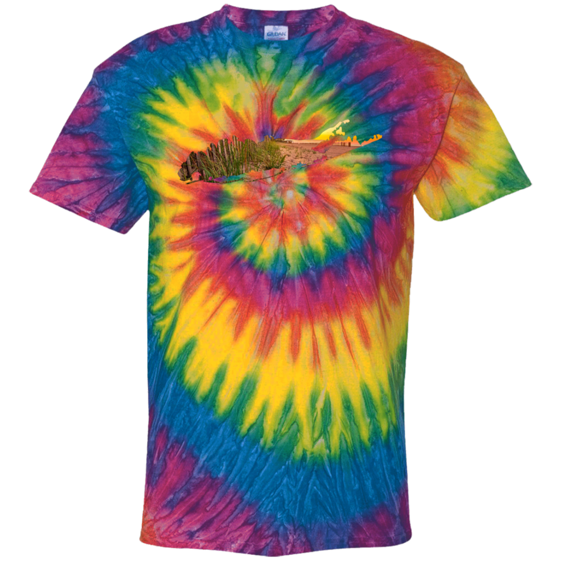 Suffolk Apparel CD100 100% Cotton Tie Dye T-Shirt