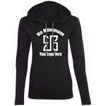 No Minimum  887L Ladies' LS T-Shirt Hoodie