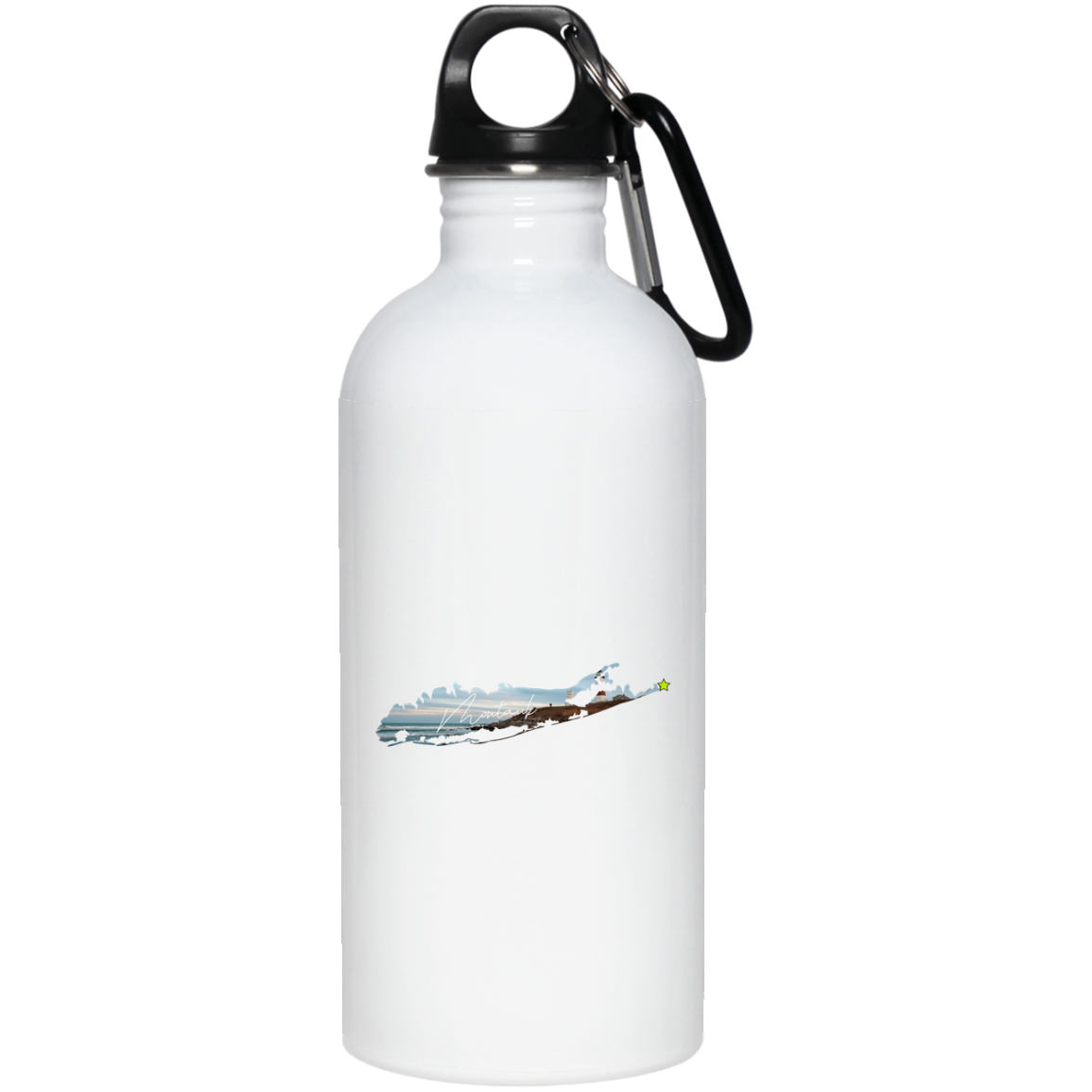 Montauk Suffolk Apparel 23663 20 oz. Stainless Steel Water Bottle