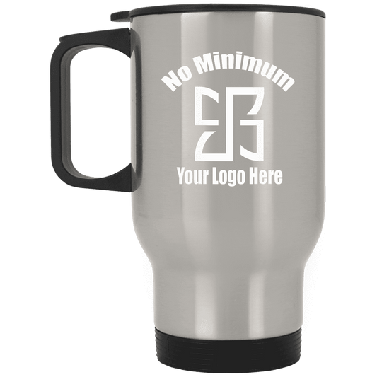 No Minimum  XP8400S Silver Stainless Travel Mug