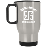 No Minimum  XP8400S Silver Stainless Travel Mug