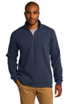 Port Authority Slub Fleece 1/4-Zip Pullover. F295