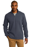 Port Authority Slub Fleece 1/4-Zip Pullover. F295