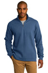 Port Authority Slub Fleece 1/4-Zip Pullover. F295