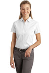 Port Authority Ladies Short Sleeve Easy Care  Soil Resistant Shirt.  L507