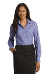 Port Authority Ladies Long Sleeve Gingham Easy Care Shirt. L654