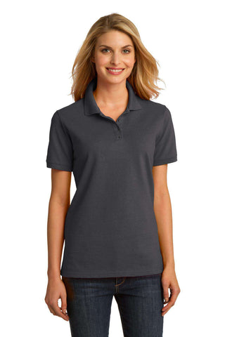 Port & Company Ladies Ring Spun Pique Polo. LKP150