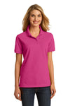 Port & Company Ladies Ring Spun Pique Polo. LKP150