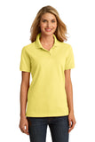 Port & Company Ladies Ring Spun Pique Polo. LKP150