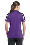 Sport-Tek Ladies Tricolor Shoulder Micropique Sport-Wick Polo. LST658