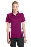 Sport-Tek Ladies PosiCharge Micro-Mesh Colorblock Polo. LST685