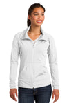 Sport-Tek Ladies Sport-Wick Stretch Full-Zip Jacket. LST852