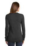 Port Authority  Ladies Marled Cardigan Sweater. LSW415