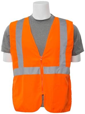 S388Z Hi-Viz Lime Class 2 Vest- Zipper Closure