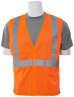 S362 Hi-Viz Lime Class 2 Vest-Velcro Closure