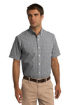 Port Authority Short Sleeve Gingham Easy Care Shirt. S655