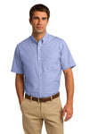 Port Authority Short Sleeve Crosshatch Easy Care Shirt. S656