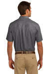 Port Authority Short Sleeve Crosshatch Easy Care Shirt. S656