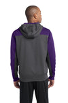 Sport-Tek  Tech Fleece Colorblock 1/4-Zip Hooded Sweatshirt. ST249