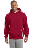 Sport-Tek Tall Sleeve Stripe Pullover Hooded Sweatshirt. TST265