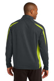 Sport-Tek Sport-Wick Stretch 1/2-Zip Colorblock Pullover. ST851