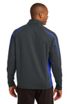 Sport-Tek Sport-Wick Stretch 1/2-Zip Colorblock Pullover. ST851