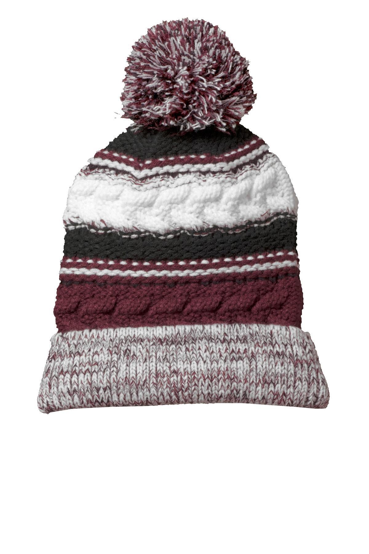 Sport-Tek Pom Pom Team Beanie. STC21