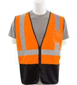 Class 2 High Visibility Safety Vest Zipper Closure-S363PB