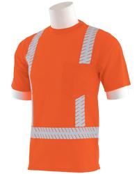 9006SEG Hi-Viz Orange and Yellow Short Sleeve T-Shirt Segmented Tape