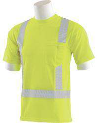 9006SEG Hi-Viz Orange and Yellow Short Sleeve T-Shirt Segmented Tape